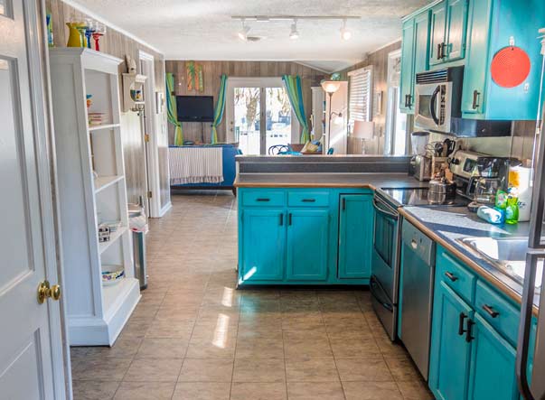 view toward ocean from kitchen