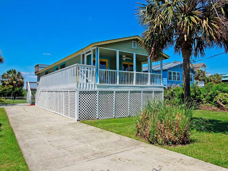 pet dog friendly folly beach house rental